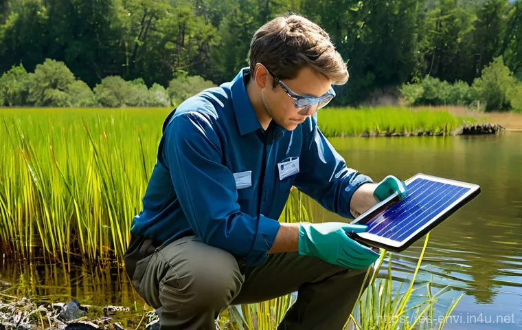환경산업기사 기출문제 복습 - **Prompt 1: Field Environmental Scientist Utilizing Modern Tech for Ecosystem Restoration**
    A hi...