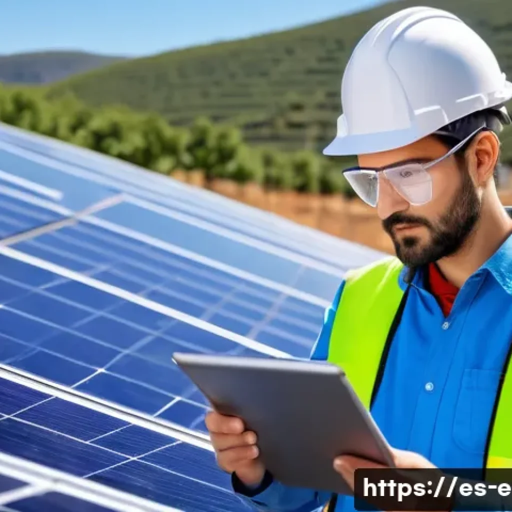 환경기술자 취업 지원 팁 - A professional environmental engineer wearing safety glasses and a high-visibility vest, working out...